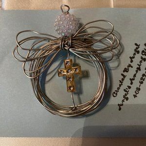 ANGEL WITH CROSS NEW GREAT AS A GIFT FOR UR ANGEL